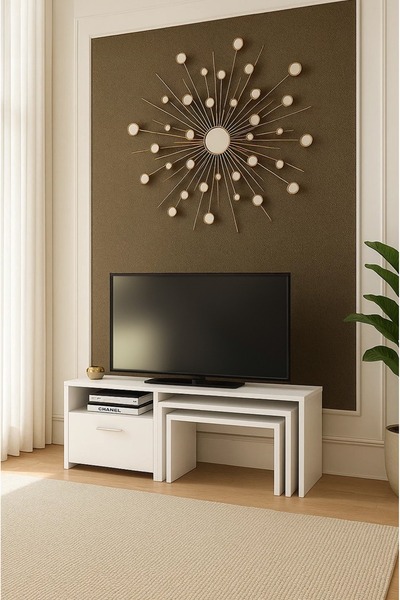 MOBETTO Mango Tv Ünitesi - Beyaz