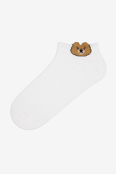 Penti 3 Paar Baumwoll-Teddybär-Socken mit Teddybär-Muster