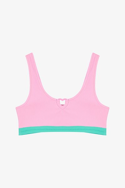 Penti Hellrosa Bikini-Set für junge Mädchen mit Neckholder und Neckholder