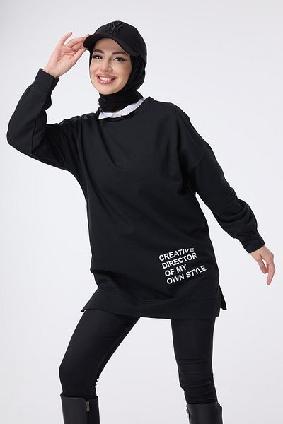 TOFİSA Pulover negru - 13066