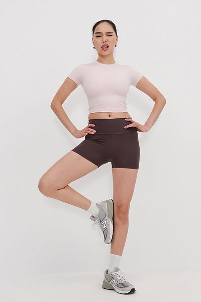 Addax High Waist Recovery Sports Shorts Leggings Tyt0070-E11