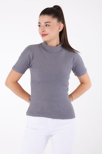 TOFİSA Bluză cu mânecă scurtă afumată - 26315