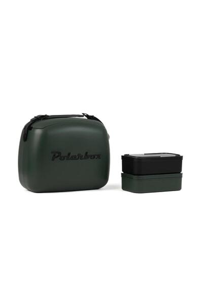 Polarbox Green Forest-Black / Yeşil Orman-Siyah Soğuk ve Sıcak Termos Çanta 6L
