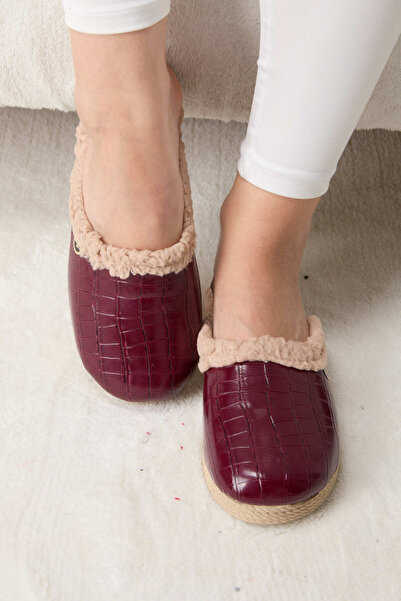 TOFİSA Claret Red Γυναικείες παντόφλες σπιτιών - 23490