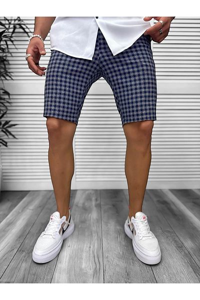 dehaine Pantaloni Scurti, Pentru Barbati, Casual, Bleumarin, 13108