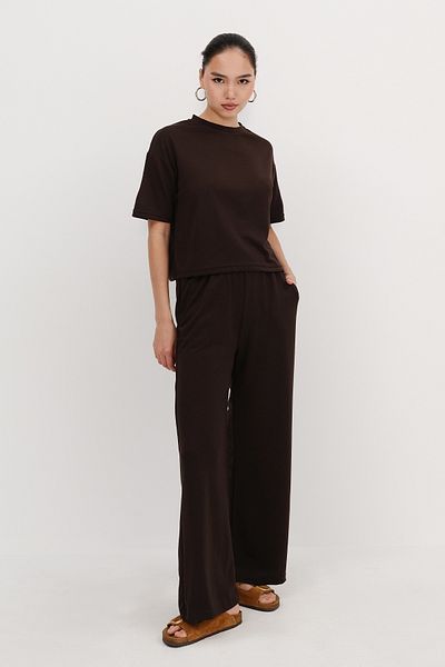Addax Crew Neck Short Sleeve Top-Top Suit Tkm13913