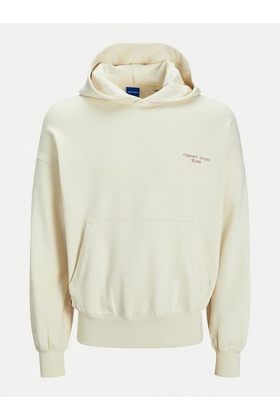 Jack & Jones jack jones Mens Sweatshirt 12263036 Ecru