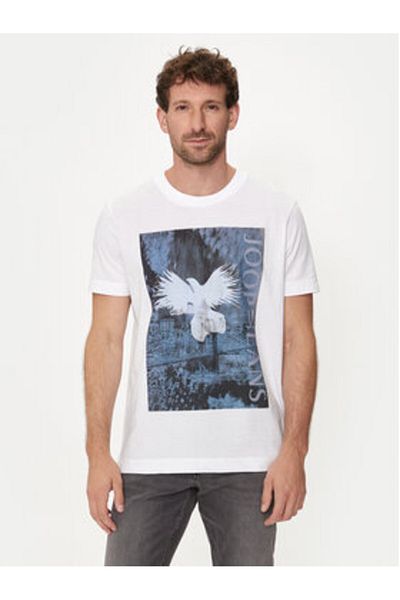 JOOP JEANS Tricou bărbătesc 10017940 alb