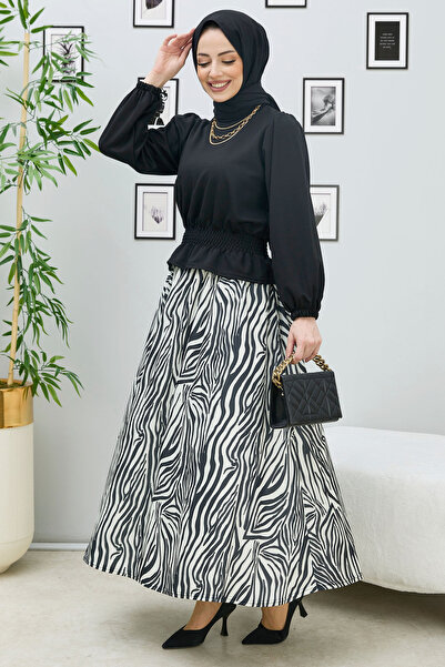 TOFİSA Halenka+sukně černá - 10564