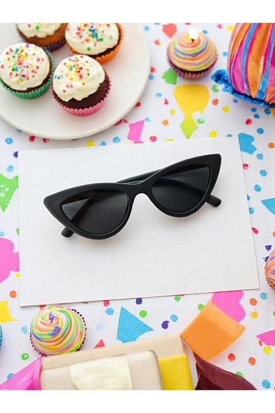 CHANCE GİFT Girls Cat Model Glasses Uv 400 Protection Trendy Kids Sunglasses