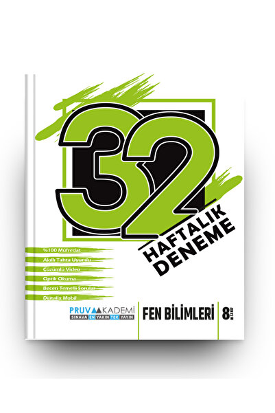 Pruva Akademi 8.SINIF LGS FEN BİLİMLERİ 32 HAFTALIK DENEME VİDEO ÇÖZÜMLÜ AKIL...