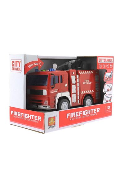 storeks Fire Engine with Water Spray Sound and Light