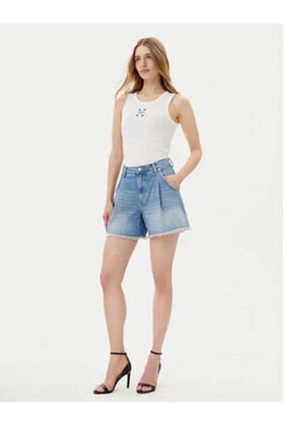 JOOP JEANS Pantaloni scurți din denim pentru femei 10019651 30046454 Albaștri
