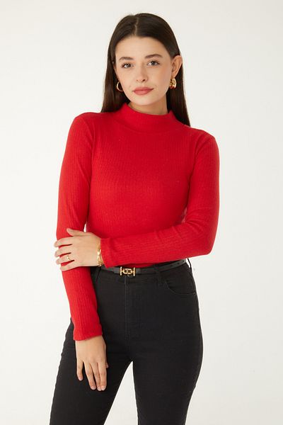 TOFİSA Ribbed Badi Red - 26538