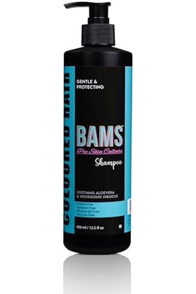BAMS POP SKIN CULTURE BAMS | Coloured Hair Shampoo | Color-Protecting Long-Lasting Vibrancy and Shine | For Men and Women