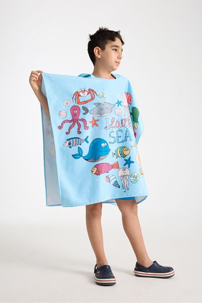 MoveBeach Παιδική πετσέτα θαλάσσης Poncho 8-12 ετών