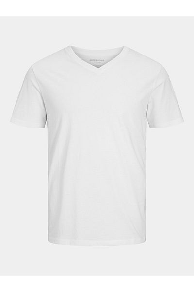 Jack & Jones jack jones Mens T-Shirt 12156102 White