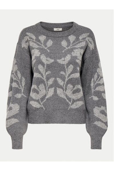 JDY Women's Sweater 15335460 Gray