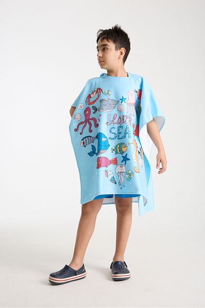 MoveBeach Παιδική πετσέτα θαλάσσης Poncho 8-12 ετών