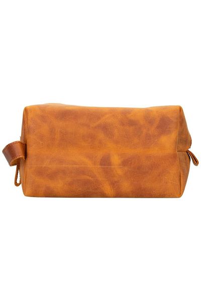 Enseb Leather Care and Travel Bag, Size X, Antique Caramel Color