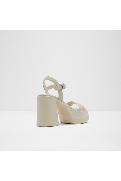 Aldo Taına - Ecru Women's Evening Dress Heeled Sandals