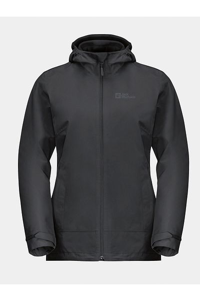 Jack Wolfskin Jachetă de exterior pentru femei 1115621 Neagră