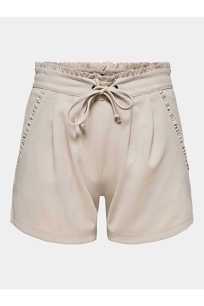 JDY Pantaloni scurți din material textil pentru femei 15200311 bej