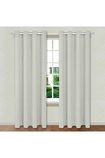 bebelyno Decorative Curtain Ecru with Rings 140x260cm