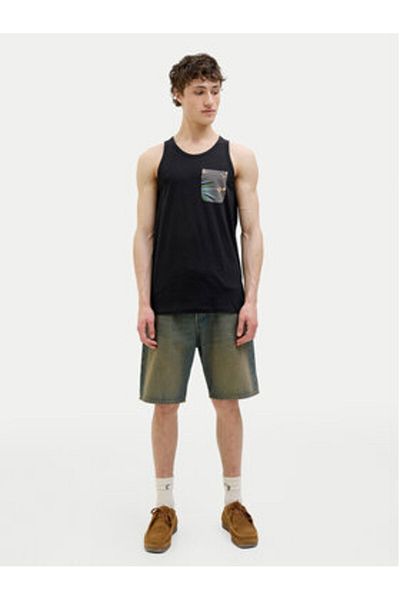 Jack & Jones jack jones Mens Tank top 12269321 Black