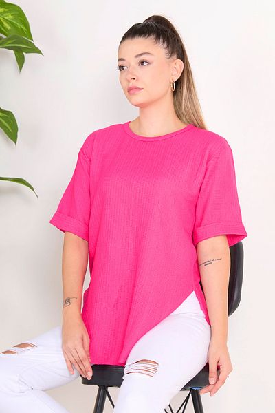 TOFİSA Blouse Fuchsia - 23138
