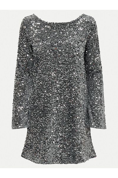 JDY Rochie de cocktail pentru femei 15337656 argintie