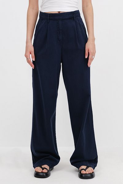 Addax Wide Leg Trousers with Velcro Closure Pn5433-Pnf