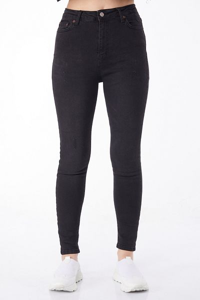 TOFİSA Skinny Leg Jeans Black - 25192