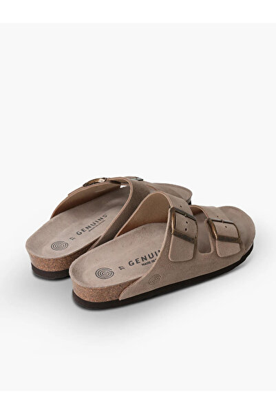 Genuins Ανδρικές παντόφλες HAWAII G106000 Genuins Velour Taupe