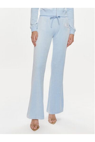 Juicy Couture Pantaloni de trening pentru femei JCBBJ223814 Albastru cer