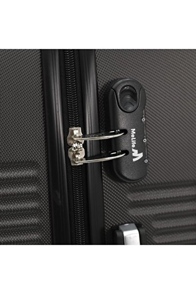 MELIFE 3-piece Hardside Luggage Set, Sizes L 28, M 24, S 20-grey