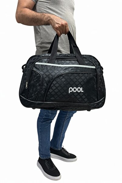 POOL Desenli Seyahat Çantası Ve El Valizi
