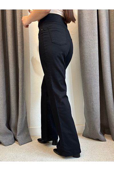 ROSSA Large Size Elastic Waist Spanish Trousers