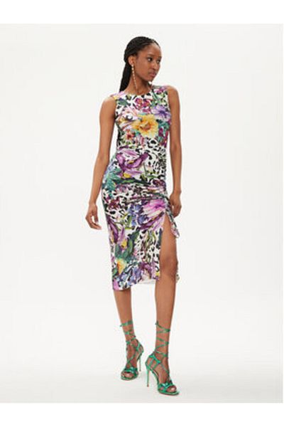Just Cavalli Rochie casual pentru femei 76PAO939 albă