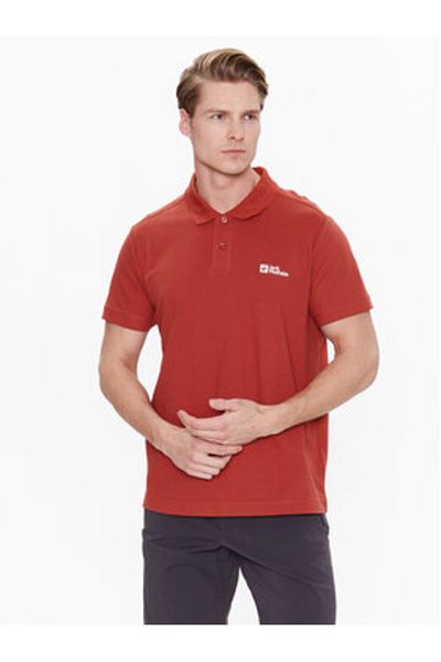 Jack Wolfskin Mens Polo 1809301 Red