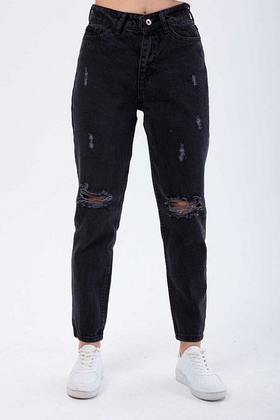 TOFİSA Mam Jeans Laser Cut Anthracite - 23813
