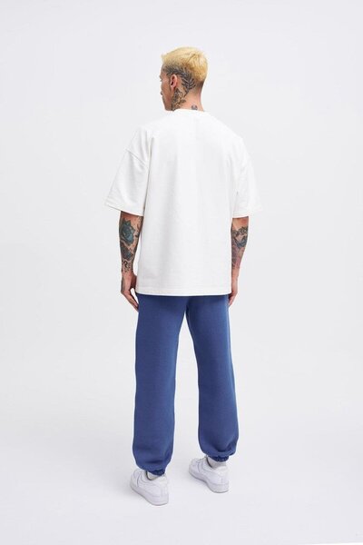 Machinist Ανδρικό παντελόνι Jogger Basic Morning Blue