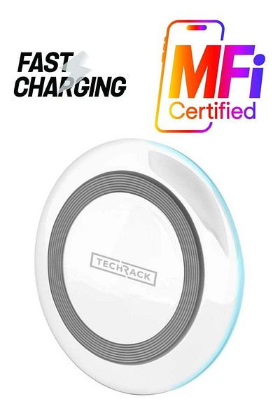 Techrack Freedom X1 Wireless Charging Pad White