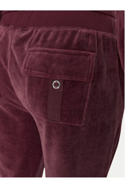 Juicy Couture Pantaloni de trening pentru femei JCSEBJ008 Burgundiu