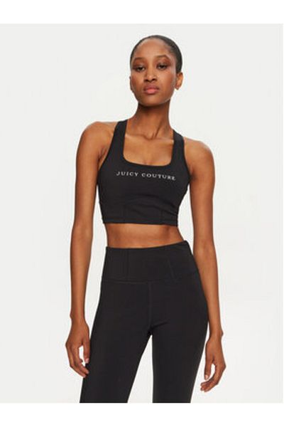 Juicy Couture Sutien sport pentru femei JCSNS224405 negru