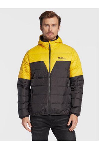 Jack Wolfskin Jachetă de puf pentru bărbați 1206612 galbenă