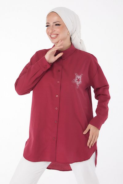 TOFİSA Cămașă Roșu Claret - 13238