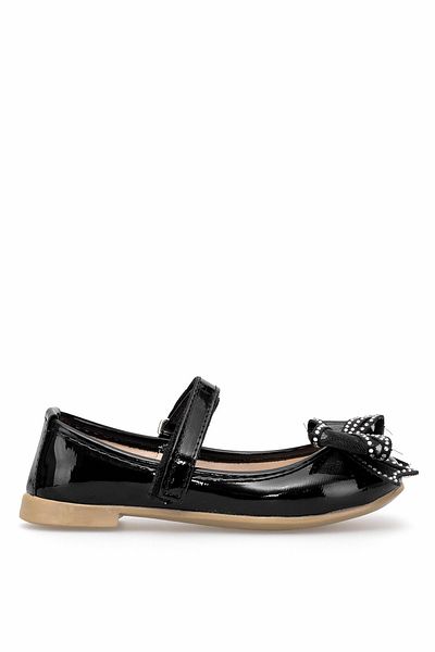 Ayakkabı Fuarı Elit Hy-F-10003-25Y Booties Girls Ballerina Black