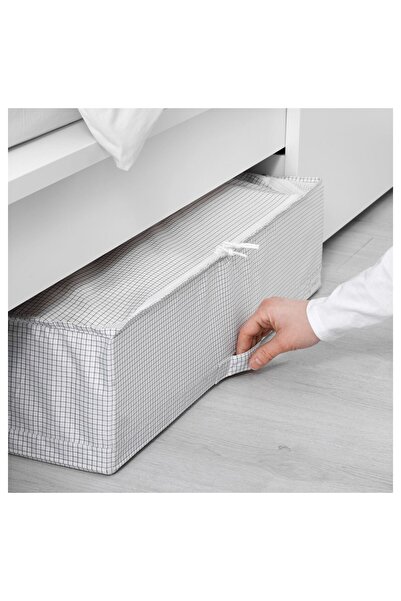 IKEA Katlanabilir Saklama Kutusu Hurç Ölçü 71x51x18 Cm Beyaz-gri Renk