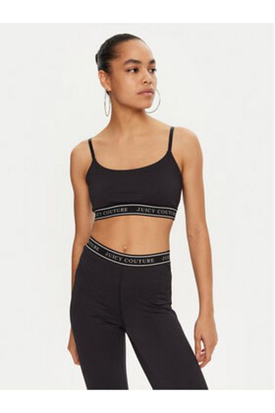 Juicy Couture Sutien sport pentru femei JCSNS224412 negru
